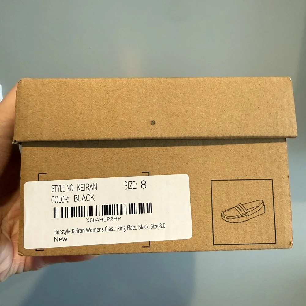 Black Loafers for Women size 8.5 penny loafers cushion flats perfect for work - Picture 7 of 7